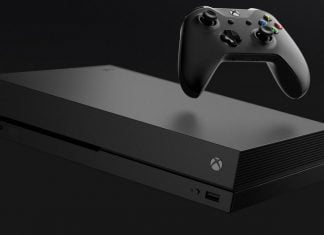 Xbox One X ute i butik