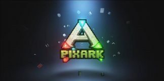 En blandning av Ark och Minecraft