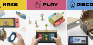 Möjlighet att bygga egna spel till nya ”Nintendo Labo”!
