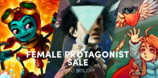 Upp till 90% rabatt på spel med kvinnliga protagonister på Humble Bundle!