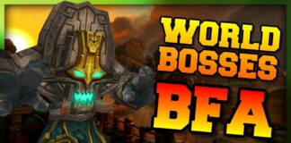 Världsbossar i Battle for Azeroth