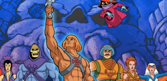 He-Man är tillbaka: Netflix och Mattel TV teamar upp för ny animeserie En tecknad bild på hela He-Man-gänget från originalserien.