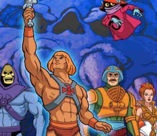 He-Man är tillbaka: Netflix och Mattel TV teamar upp för ny animeserie En tecknad bild på hela He-Man-gänget från originalserien.