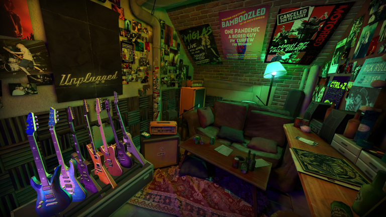 Unplugged Air-Guitar, rocka loss i VR 7