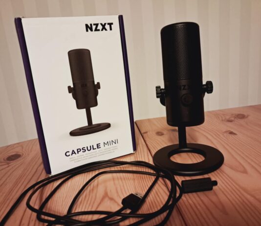 NZXT Capsule mini – En liten och behändig mikrofon som gör sitt jobb.